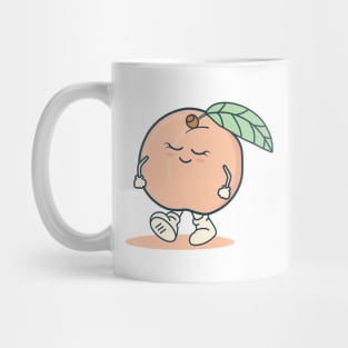 Cute Peach Character Kawaii Mug